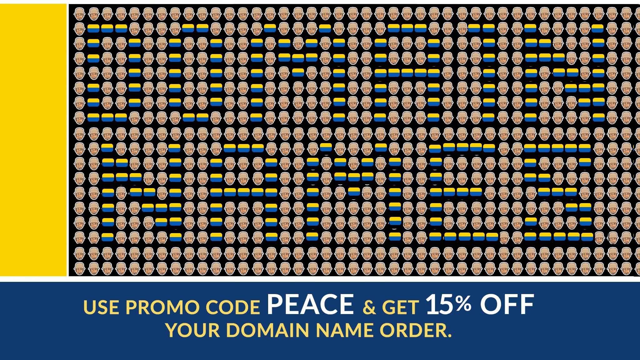 Use the promo code to save 15% when you Register a domain name with One Pixel World.